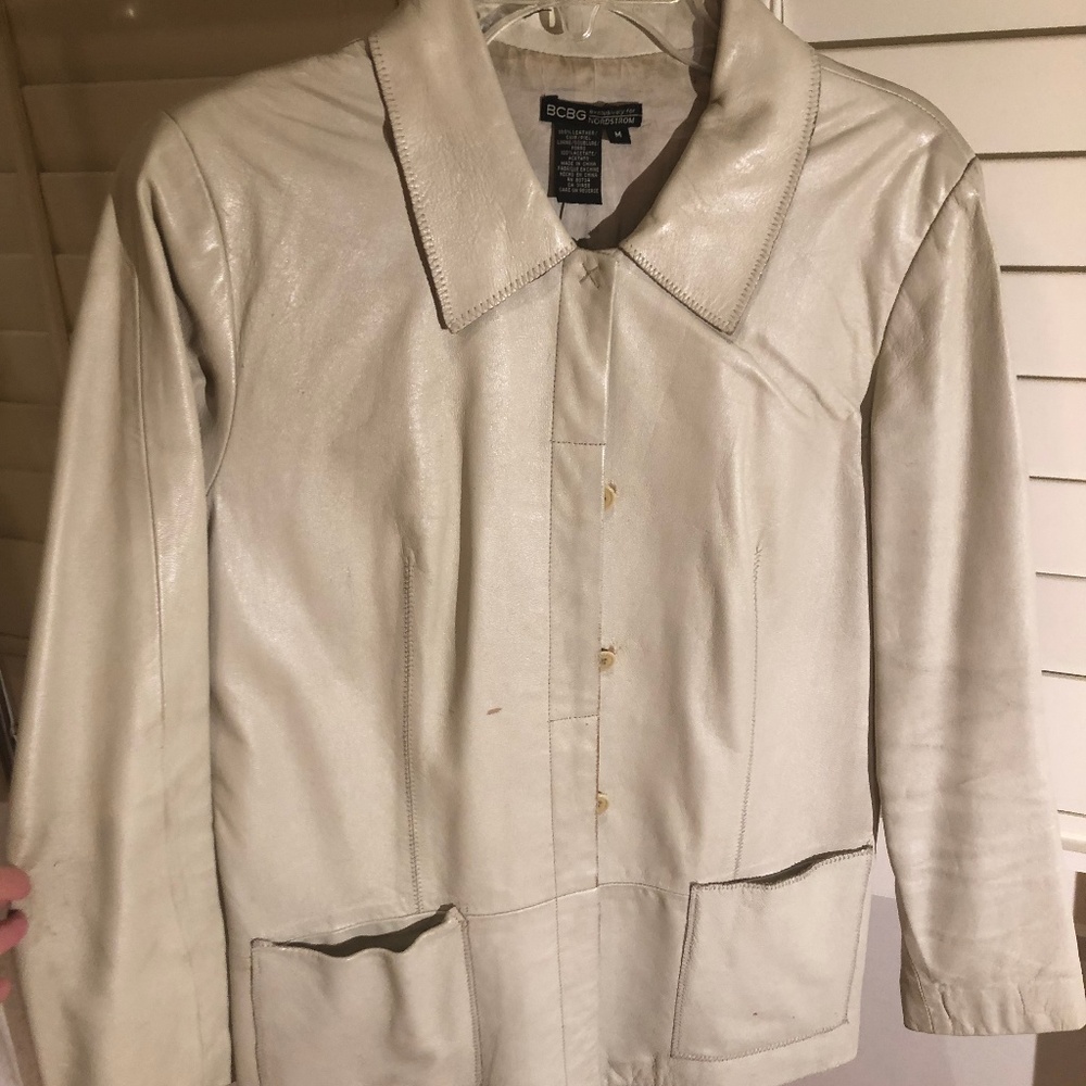 BCBG NORDSTROM Leather Jacket